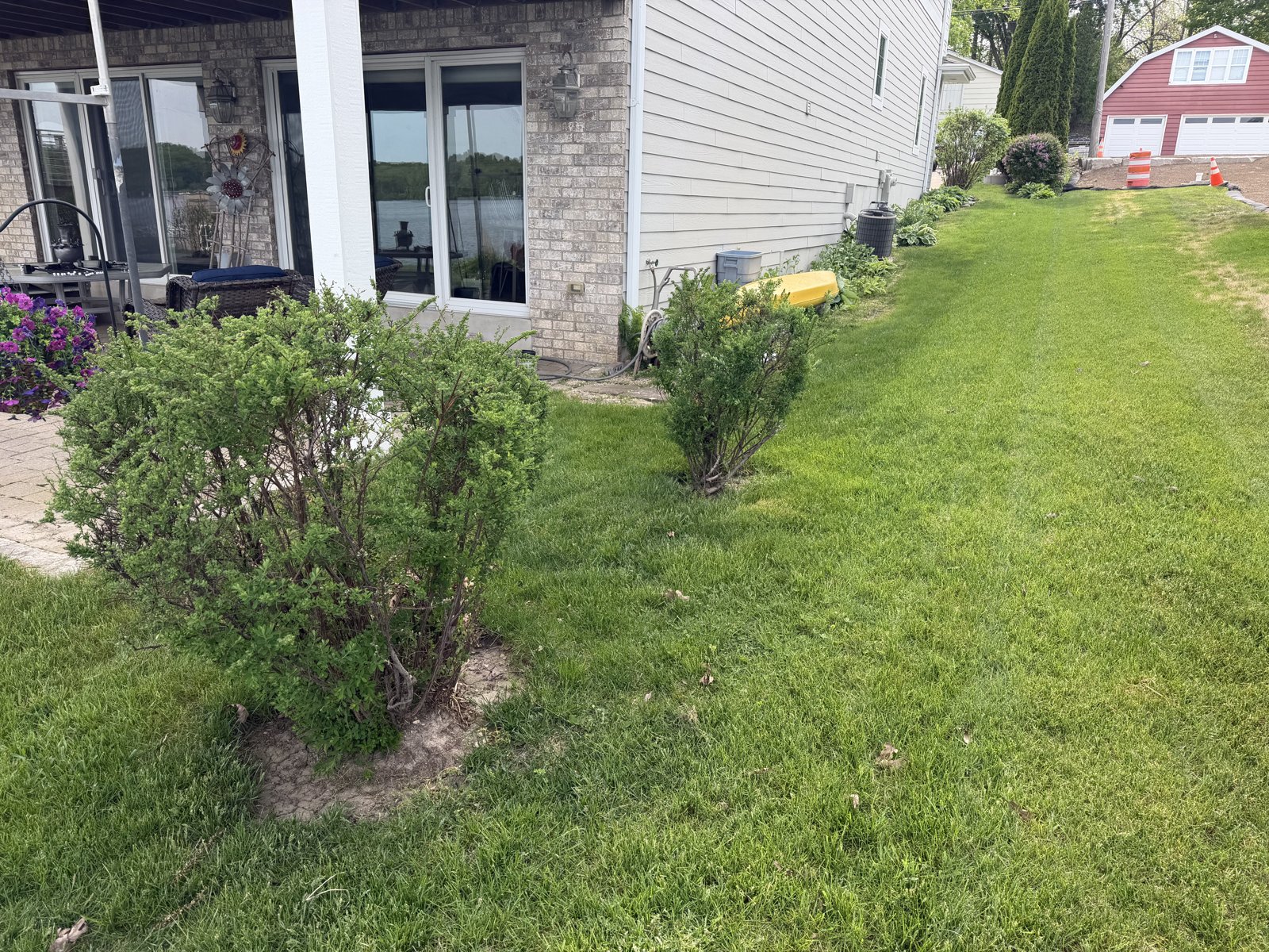 Mulch refresh before