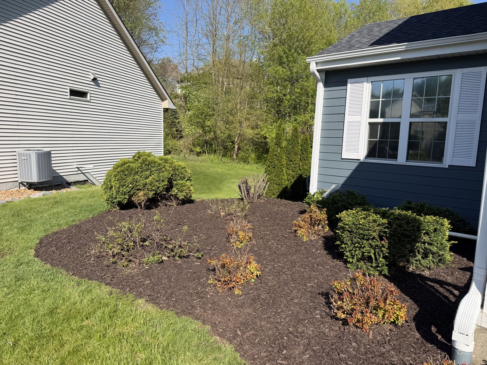 Pressure washing after